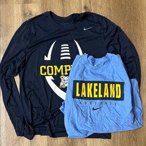 Nike Tshirts Lakeland University Football